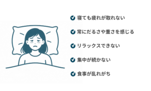 疲労が取れない原因